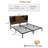 Farmhouse King Size Bed Frame With Move Storage Headboard And 3-in-1 Charging Station-1507145160