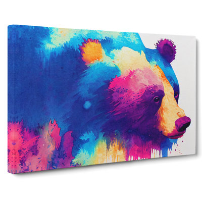 Bear Splash Vol.8 Abstract - Wrapped Canvas