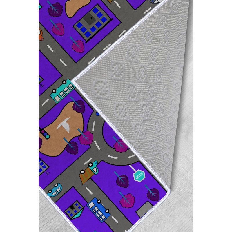 Luxurious Woven Carpet, 2.6 x 4.0 ft | 100% Polyester, 650 g/m², 8 mm Pile Height | Antibacterial, Non-Slip Underside | Machine Washable & Easy Care | Perfect for Home Decor, Living Room & Bedroom