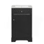 Meuble-lavabo de 20 po avec lavabo, armoire de salle de bain avec porte à fermeture douce, support de rangement et tablette réglable-1571764216