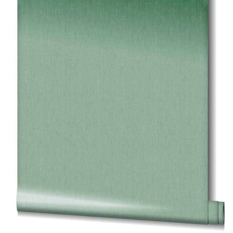 Evelina 10.05m x 70cm Textured Matte Finish Wallpaper Roll, Green
