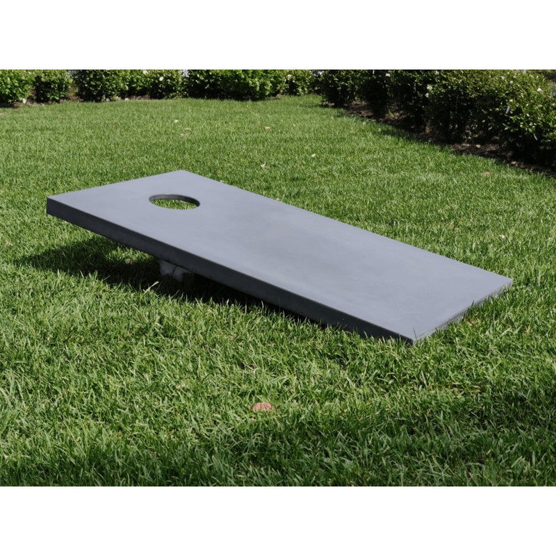 Ensemble de planches de béton flottantes Cornhole, Noir, noir, noir, noir