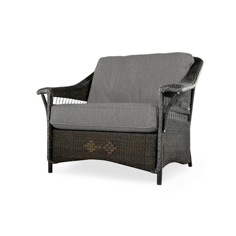 Nantucket Outdoor Lounge Chair, Kadogo Lake, Mink