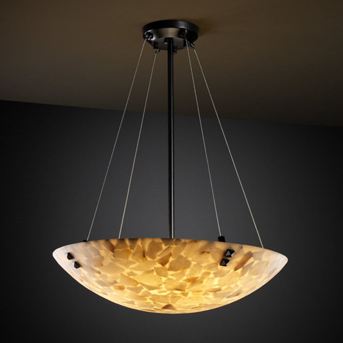 Asae 3 - Light Unique/Statement Pendant, Matte Black
