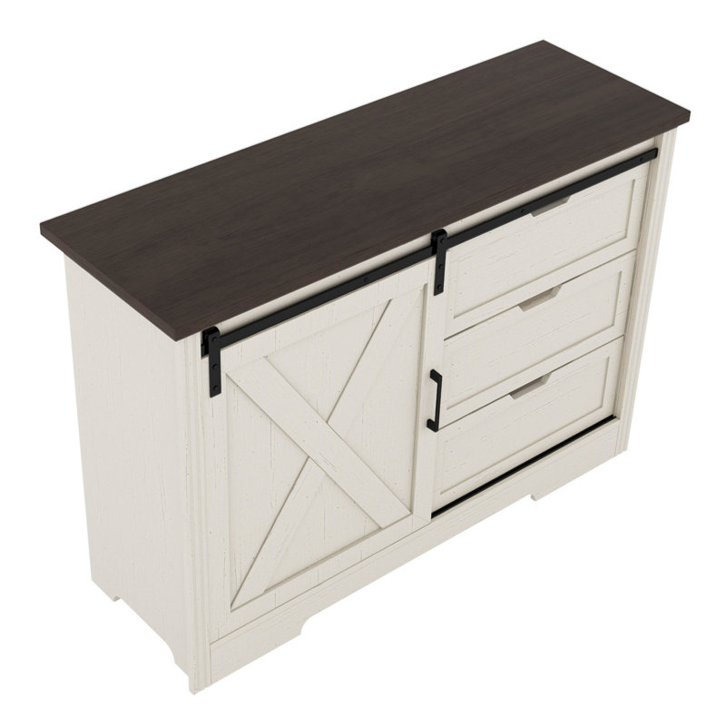 Commode, commode, Beige/brun