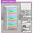 3 Drawers Nightstand with Steel Frame and Wood Top - Colorful-344508641