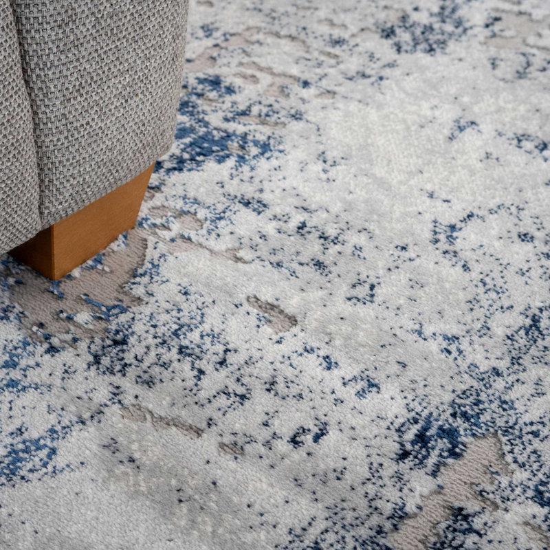 Hargimont Abstract Area Rug, Rectangle 120 x 170cm