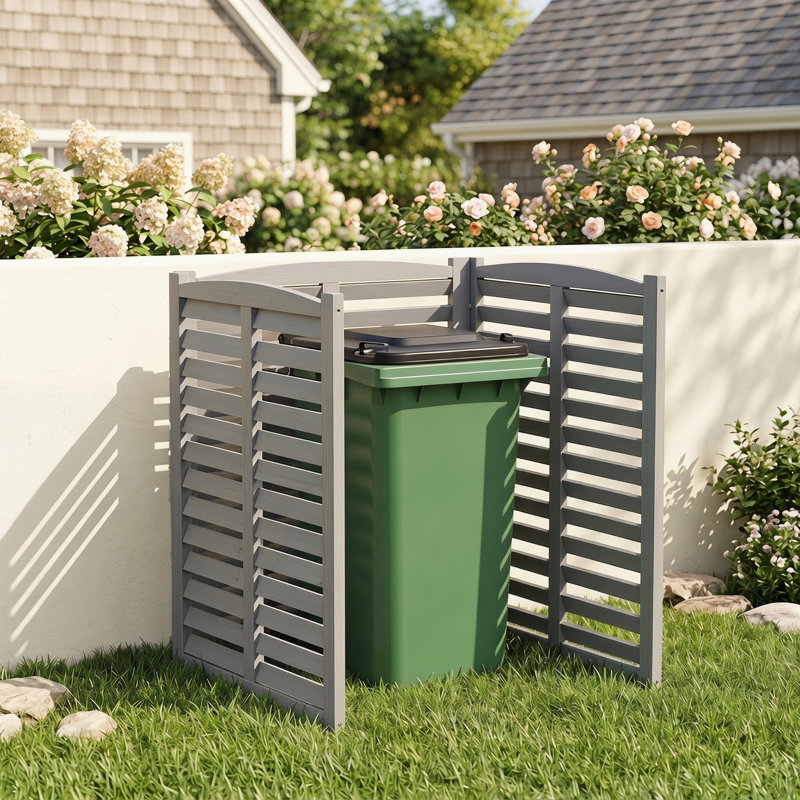 Clôture de climatiseur d'extérieur à 3 panneaux à 3 sections
