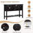 46'' Solid Wood Sideboard Console Table With 2 Drawers-205576377