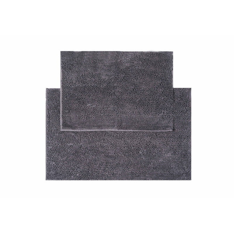 Ensemble de tapis de bain 2 pièces Payden, Gris foncé