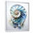 Nautilus Ocean Blue Sheels Symetry Framed On Canvas Print-784704652-784704654