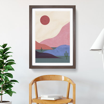The Desert - Picture Frame Graphic Art