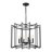6 - Light Dimmable Drum Chandelier