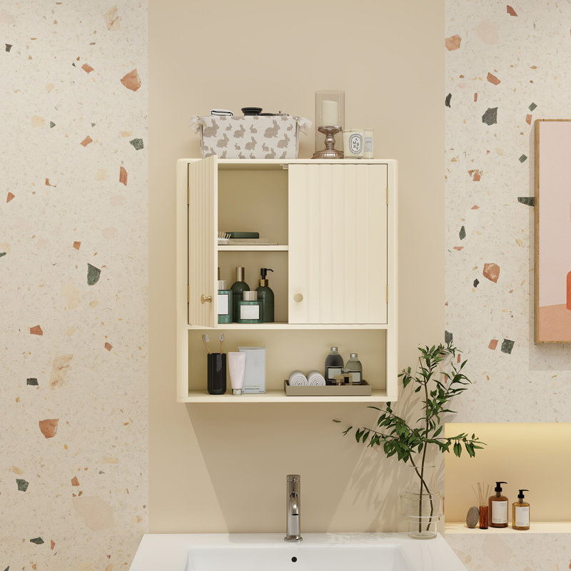 MDF Wall Mounted Required Bathroom Cabinet