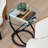 Dimitri Glass Top End Table-713180410