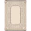 Tapis intérieur / extérieur beige à motif floral Arneshia-69927486