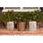 Kenia Patio Sense Michael Round Rustic Garden Stool Outdoor Seating & End Table - Seasoned Patina Finish