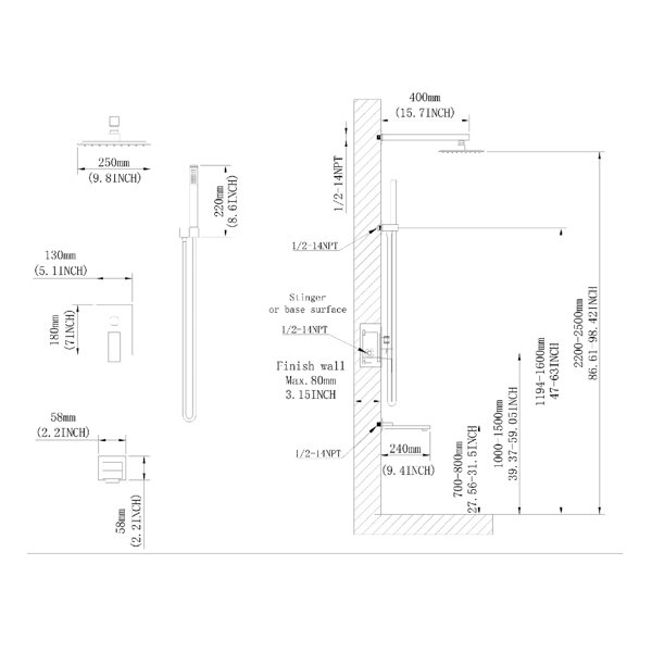Dimensions du produit