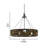 Eastman 9 - Light Drum Chandelier