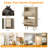 Lavenia 2-Drawer Manufactured Wood Shoe Cabinet -1614281843