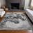 Machine Washable Indoor/Outdoor Cinead ACN1718 Gray Rug-104845881