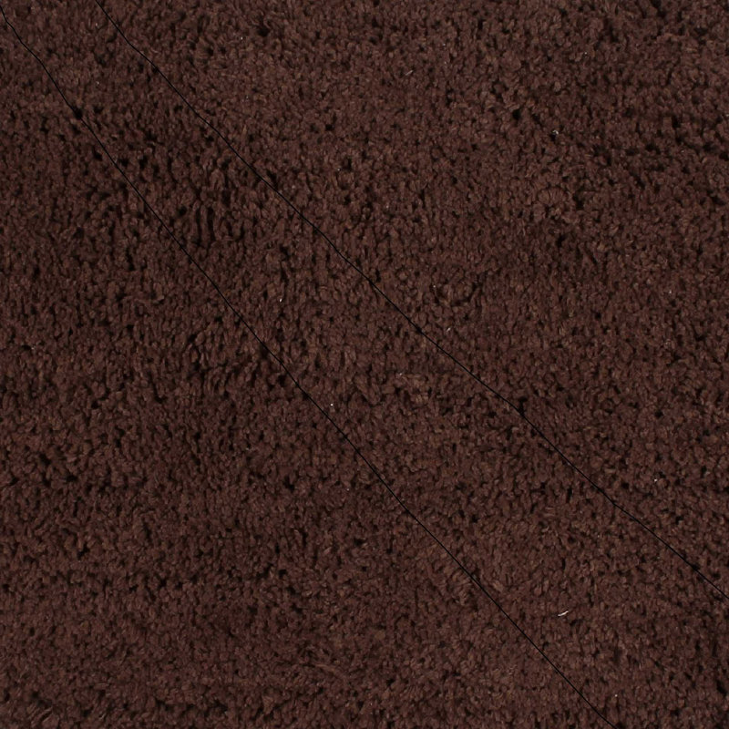 Tapis pour salle de bain Dobrinka, Brun, 17 po x 24 po (rectangulaire)