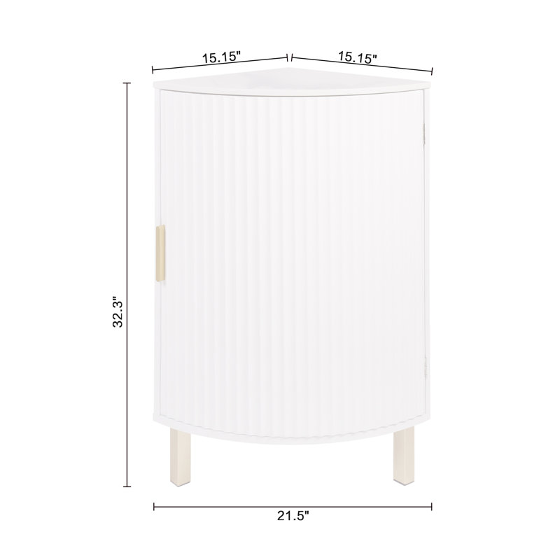 Lula Corner Accent Cabinet