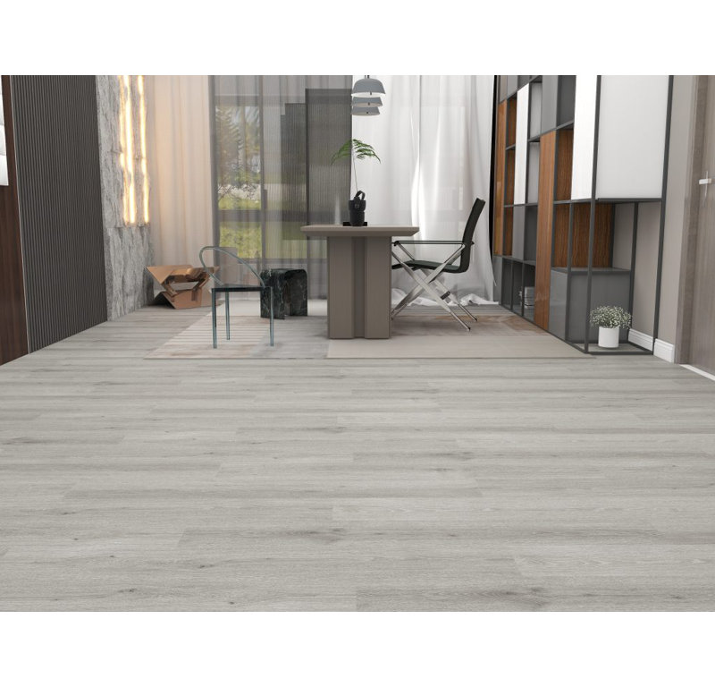 GRIPTECH-PRO 28 Mil LooseLay Vinyl Planks, 5MM Europea, Gray
