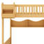 Lit mezzanine avec escalier et garde-robe intégré-1847134056