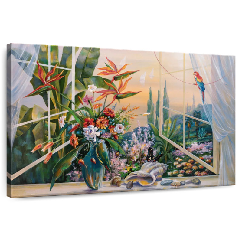 Lilie Window, 8" H x 12" W