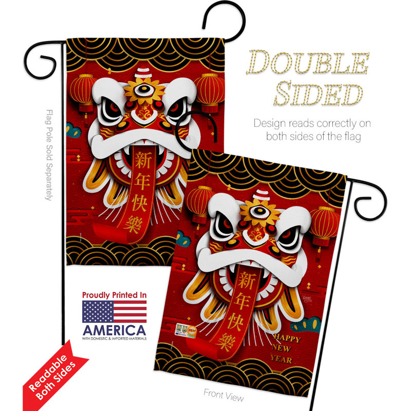 Ensemble de drapeaux en polyester 1,5 x 1,08 pi Carboni