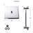 Rain Shower Head With Shower Arm  (12 Inch Square)