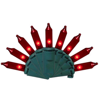  Classic LED T5 Red 100 ct String Christmas Lights 24.75 ft.