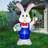 Bunny With Carrot And Easter Eggs Inflatable
