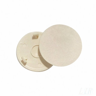 Cream White Luggage Wheel Covers for Specific Model, Protecting and Enhancing the Appearance of Pink Suitcases.