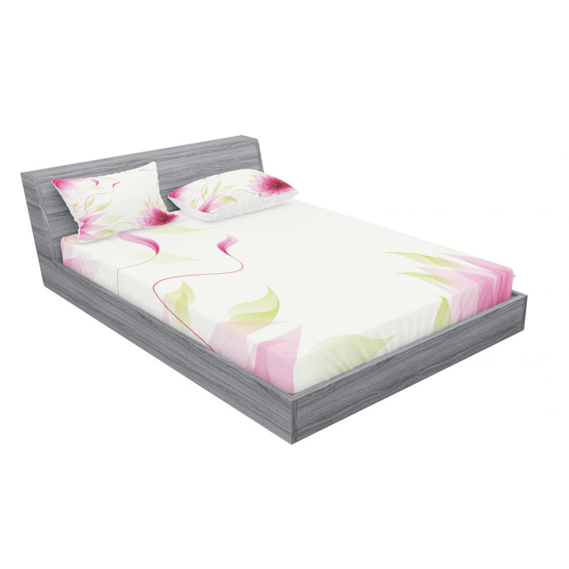 Microfiber Sheet Set, Queen Sheet Set + Fitted Sheet + 2 Pillowcases