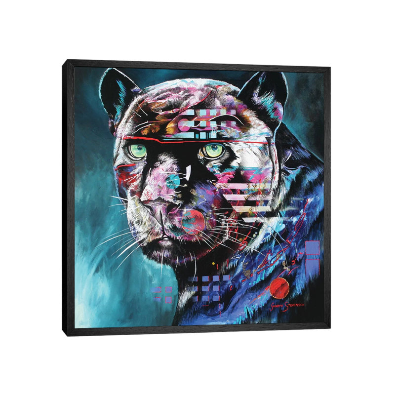 The Black Night by Graeme Stevenson - Gallery-Wrapped Canvas Giclée on Canvas, Black Floater Framed