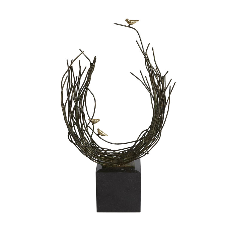 Bird's Nest-Verdi, 21.5" H x 15.5" W x 5.25" D