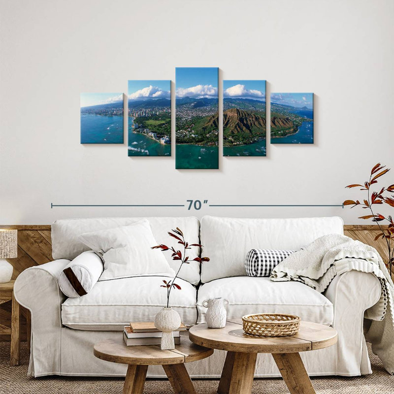 Diamond Head Honolulu, 24" H x 55" W