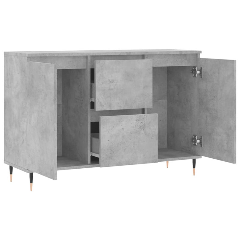 Mariolino 104cm Sideboard, Concrete Grey