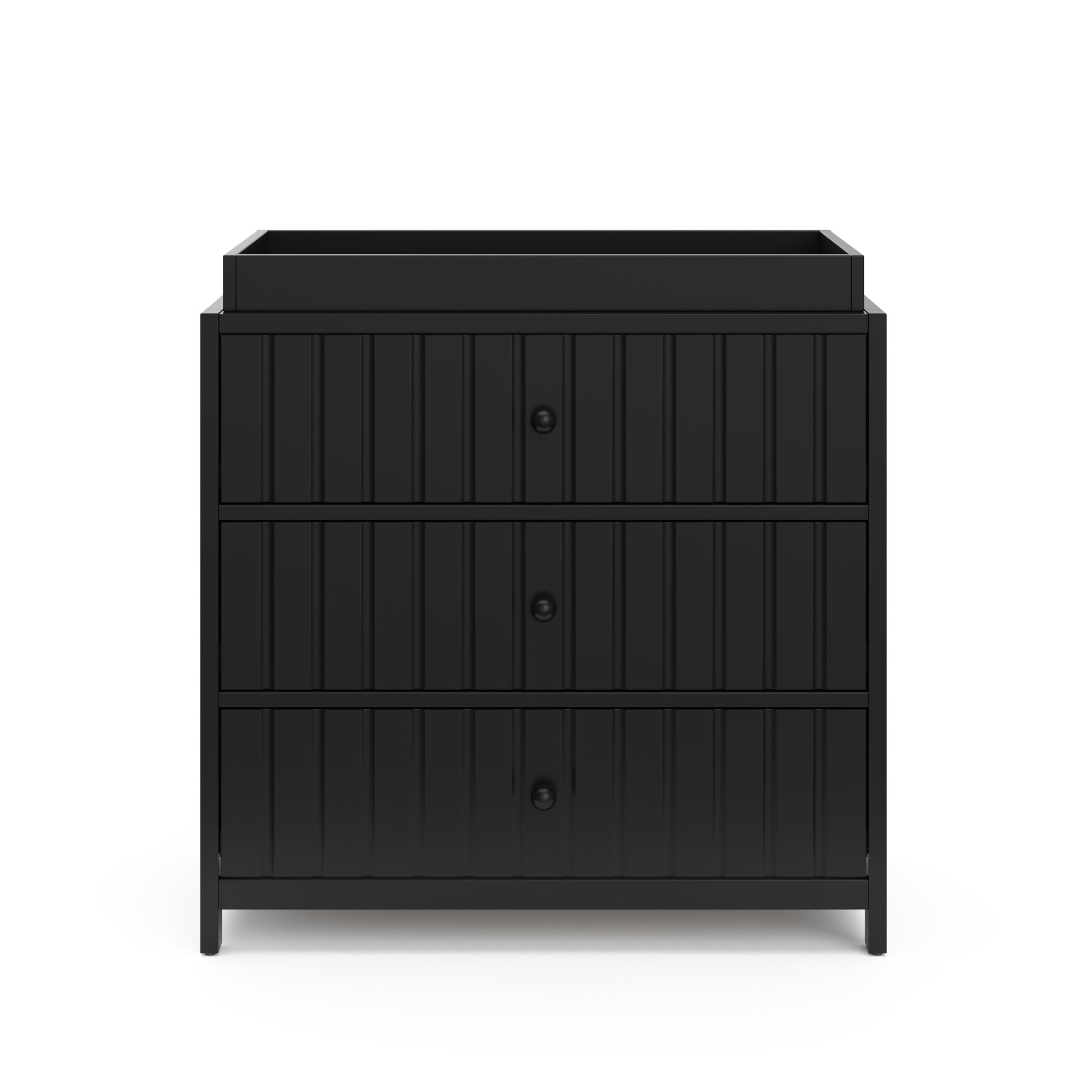 Graco Teddi 3 Drawer Chest With Changing Topper, Black