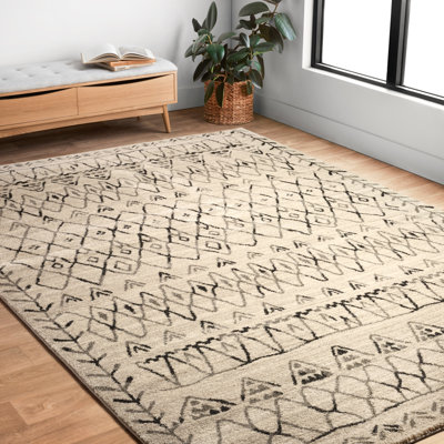 Tapis beige Aparicio Southwestern