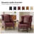 Anapatricia 32.5'' W Genuine Leather Wingback Armchairs-76393409
