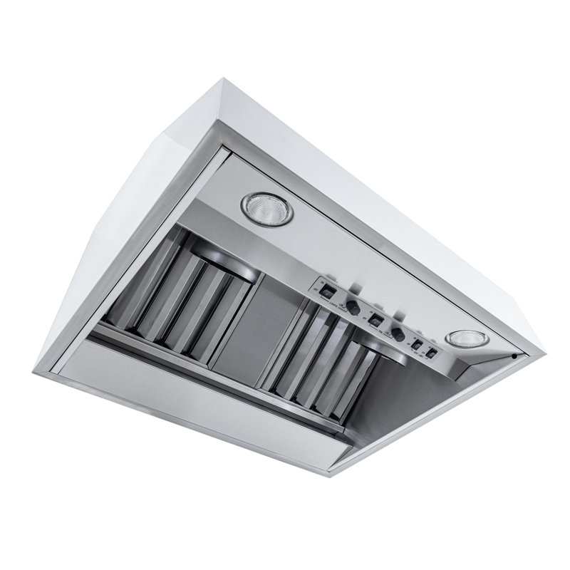  Hotte sous l'armoire PROLINE de 30 pouces, conduit, variable CFM, acier inoxydable, lumières DEL, moteur de ventilateur ULTRA-SILENCIEUX, 4 vitesses, garantie de 3 ans