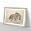 Two Monkeys by Kansetsu Hashimoto - Picture Frame Painting Print-55605926-55605921
