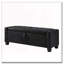 Banc de rangement en similicuir