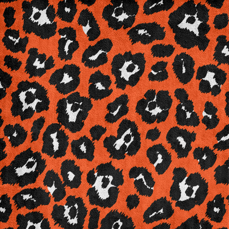 Garp Bath Towel, Polyester/Cotton Blend, Orange/White/Black