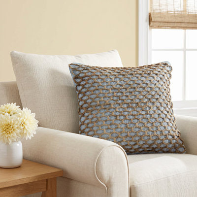 Ablo Textured Cotton Blend Throw Pillow