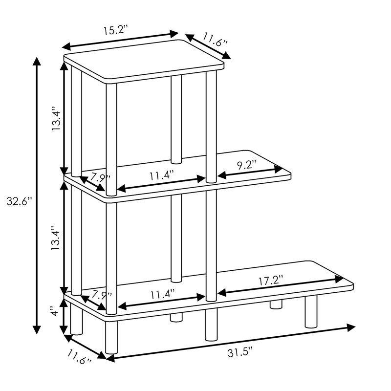 Nydia End Table, French Oak Grey