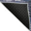 Tapis bleu intérieur / extérieur en polyester tissé à la machine Mahaney-1751166116
